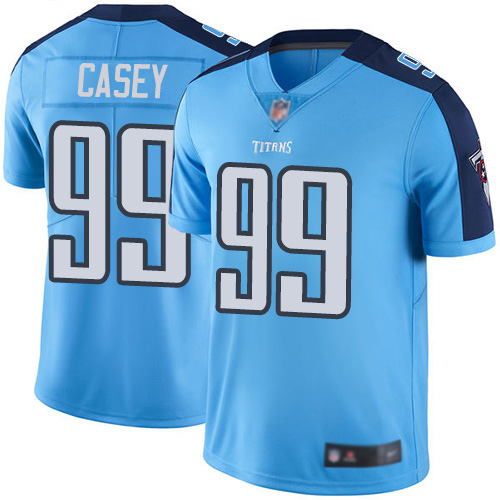 Tennessee Titans Limited Light Blue Men Jurrell Casey Jersey NFL Football #99 Rush Vapor Untouchable->tennessee titans->NFL Jersey